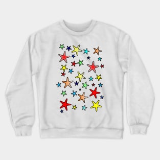 Colorful Stars Crewneck Sweatshirt